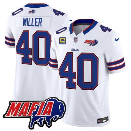 Men's Buffalo Bills 2025 Bills Mafia Patch Vapor Limited Jersey - All Stitched BUF_KDZ - KINDOZY