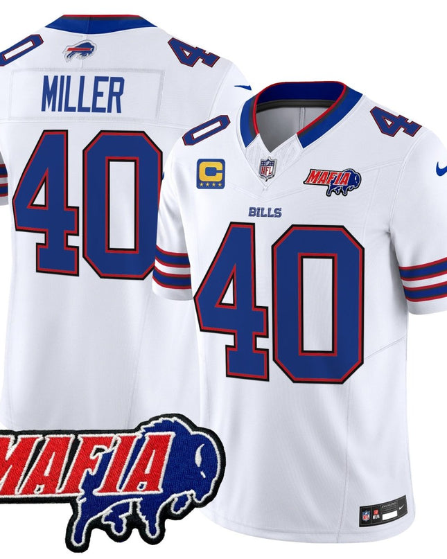 Men's Buffalo Bills 2025 Bills Mafia Patch Vapor Limited Jersey - All Stitched BUF_KDZ - KINDOZY