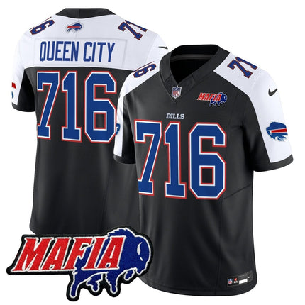 Men's Buffalo Bills 2025 Bills Mafia Patch Vapor Limited Jersey - All Stitched BUF_KDZ - KINDOZY