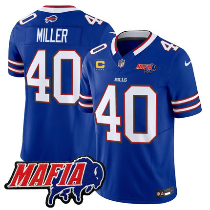 Men's Buffalo Bills 2025 Bills Mafia Patch Vapor Limited Jersey - All Stitched BUF_KDZ - KINDOZY