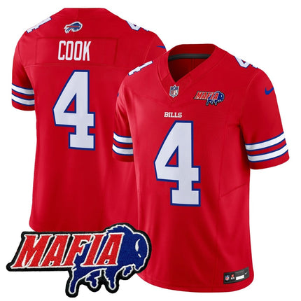 Men's Buffalo Bills 2025 Bills Mafia Patch Vapor Limited Jersey - All Stitched BUF_KDZ - KINDOZY