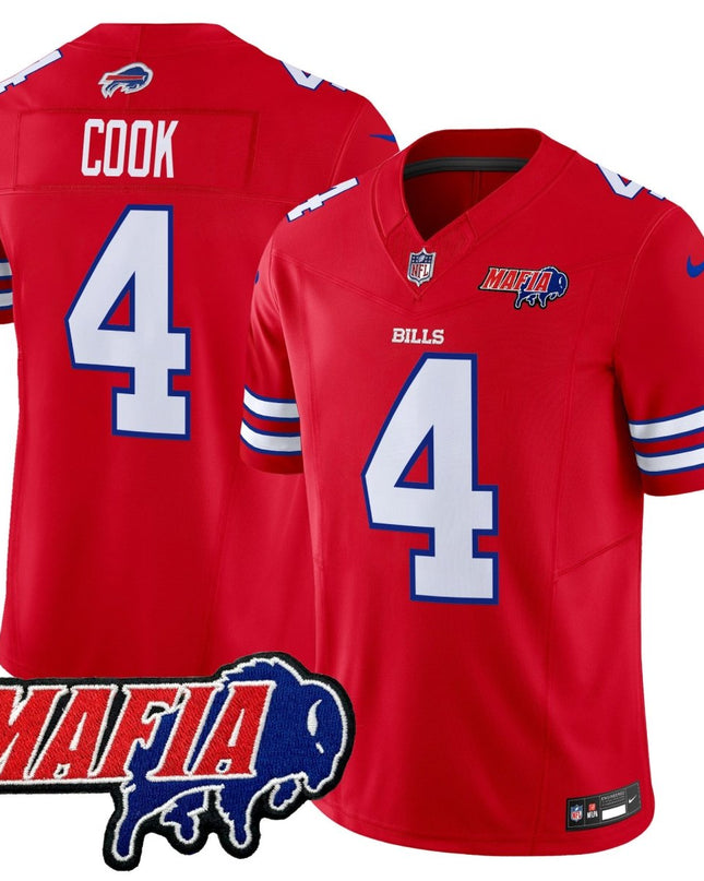 Men's Buffalo Bills 2025 Bills Mafia Patch Vapor Limited Jersey - All Stitched BUF_KDZ - KINDOZY