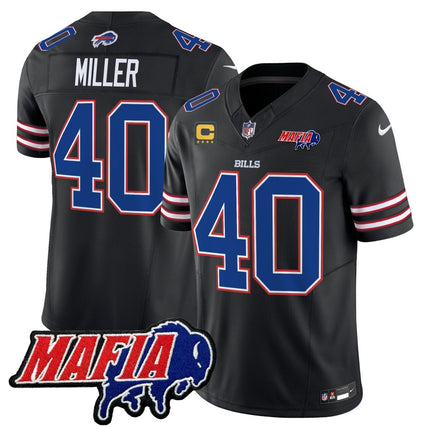 Men's Buffalo Bills 2025 Bills Mafia Patch Vapor Limited Jersey - All Stitched BUF_KDZ - KINDOZY