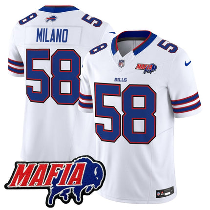 Men's Buffalo Bills 2025 Bills Mafia Patch Vapor Limited Jersey - All Stitched BUF_KDZ - KINDOZY