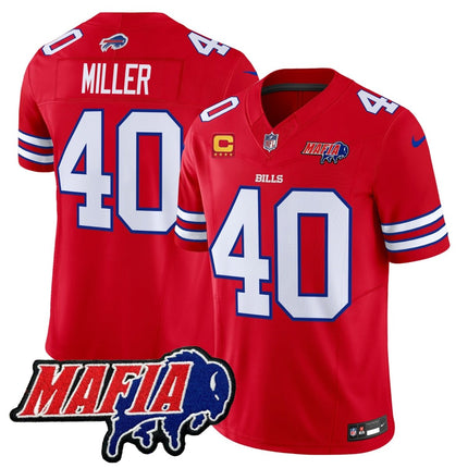 Men's Buffalo Bills 2025 Bills Mafia Patch Vapor Limited Jersey - All Stitched BUF_KDZ - KINDOZY