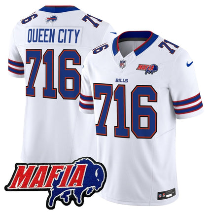 Men's Buffalo Bills 2025 Bills Mafia Patch Vapor Limited Jersey - All Stitched BUF_KDZ - KINDOZY