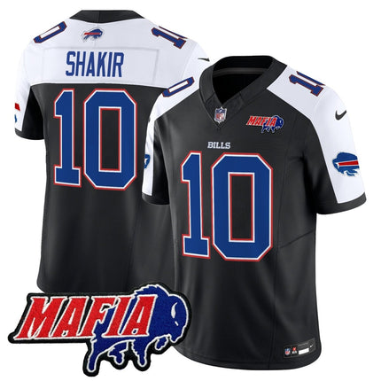 Men's Buffalo Bills 2025 Bills Mafia Patch Vapor Limited Jersey - All Stitched BUF_KDZ - KINDOZY