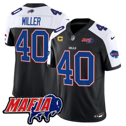 Men's Buffalo Bills 2025 Bills Mafia Patch Vapor Limited Jersey - All Stitched BUF_KDZ - KINDOZY
