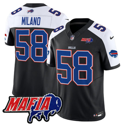 Men's Buffalo Bills 2025 Bills Mafia Patch Vapor Limited Jersey - All Stitched BUF_KDZ - KINDOZY