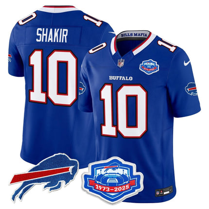 Men's Buffalo Bills 2025 "Rivalries" Vapor Limited Jersey - Farewell Season Patch - All Stitched BUF_KDZ - KINDOZY