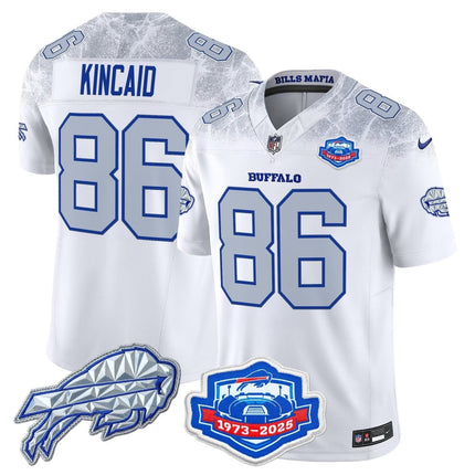 Men's Buffalo Bills 2025 "Rivalries" Vapor Limited Jersey - Farewell Season Patch - All Stitched BUF_KDZ - KINDOZY