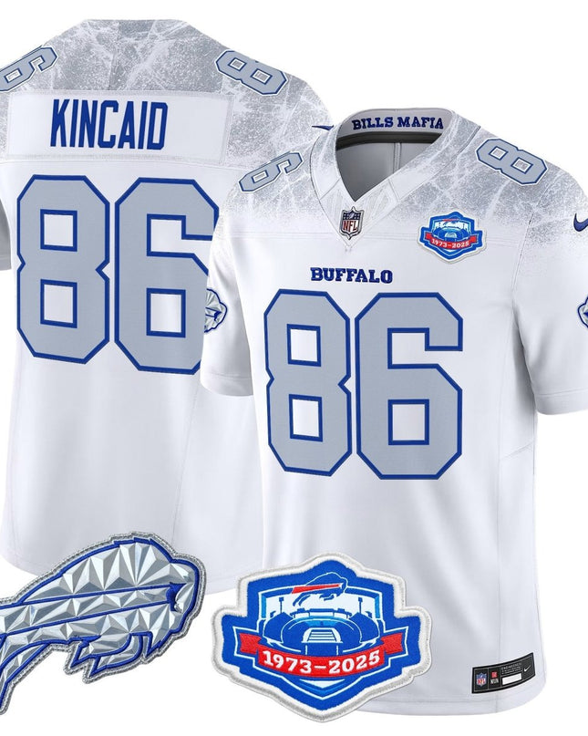 Men's Buffalo Bills 2025 "Rivalries" Vapor Limited Jersey - Farewell Season Patch - All Stitched BUF_KDZ - KINDOZY