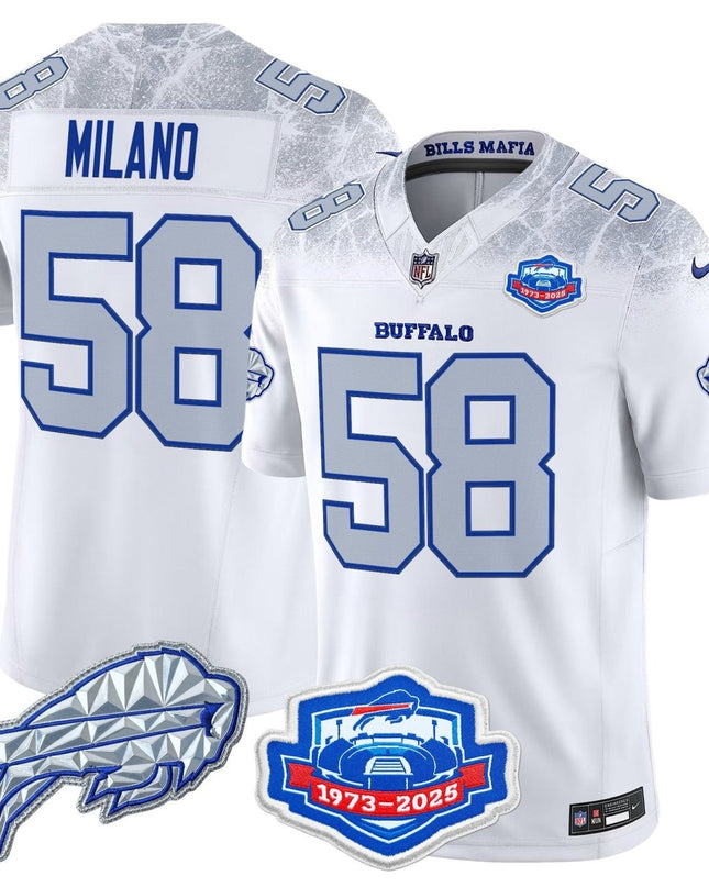 Men's Buffalo Bills 2025 "Rivalries" Vapor Limited Jersey - Farewell Season Patch - All Stitched BUF_KDZ - KINDOZY