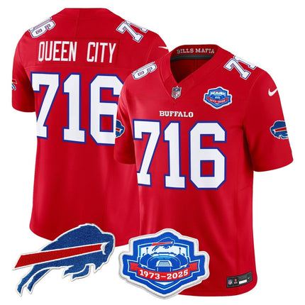 Men's Buffalo Bills 2025 "Rivalries" Vapor Limited Jersey - Farewell Season Patch - All Stitched BUF_KDZ - KINDOZY