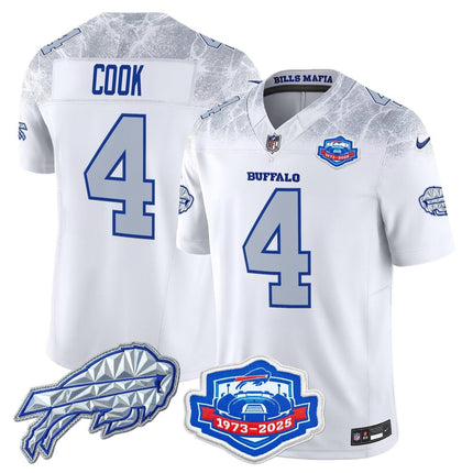 Men's Buffalo Bills 2025 "Rivalries" Vapor Limited Jersey - Farewell Season Patch - All Stitched BUF_KDZ - KINDOZY