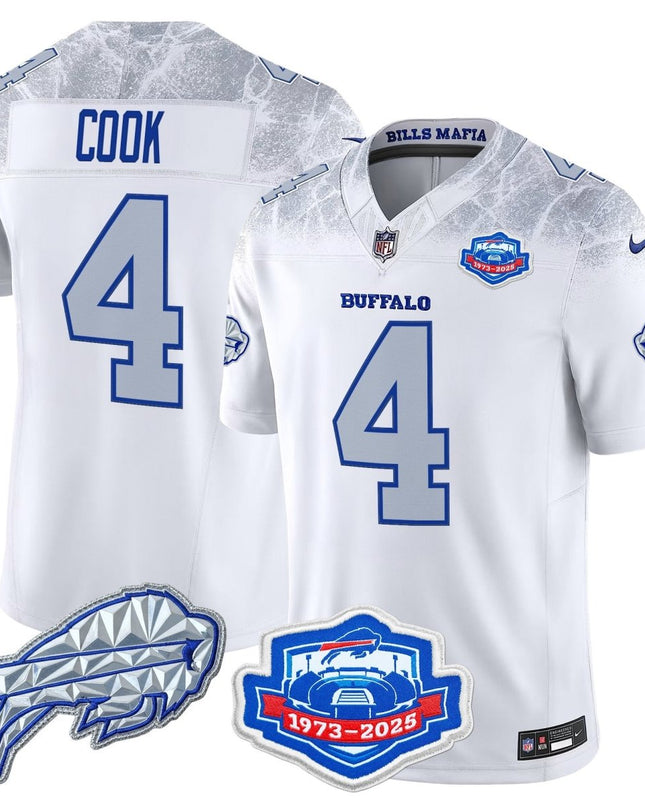 Men's Buffalo Bills 2025 "Rivalries" Vapor Limited Jersey - Farewell Season Patch - All Stitched BUF_KDZ - KINDOZY