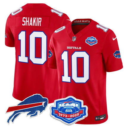 Men's Buffalo Bills 2025 "Rivalries" Vapor Limited Jersey - Farewell Season Patch - All Stitched BUF_KDZ - KINDOZY