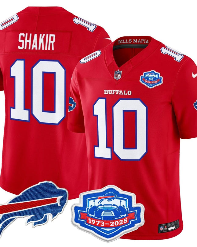 Men's Buffalo Bills 2025 "Rivalries" Vapor Limited Jersey - Farewell Season Patch - All Stitched BUF_KDZ - KINDOZY
