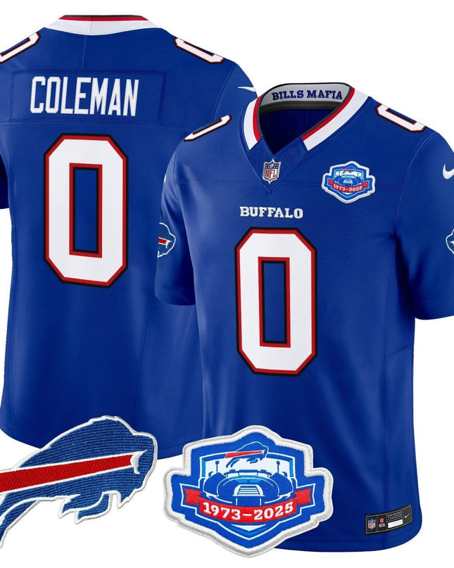 Men's Buffalo Bills 2025 "Rivalries" Vapor Limited Jersey - Farewell Season Patch - All Stitched BUF_KDZ - KINDOZY