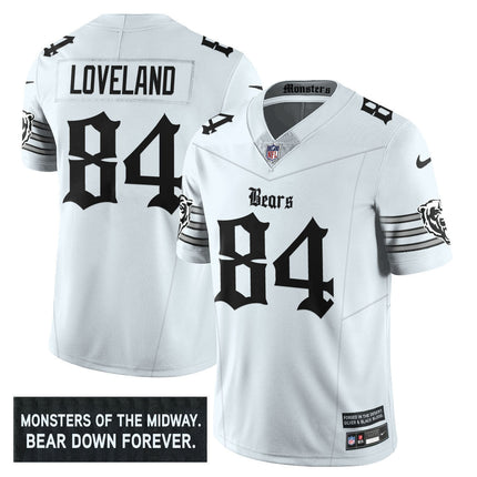 Men's Chicago Bears 'Gothic Monsters Edition' Vapor Limited Jersey - All Stitched CHIBEA_KDZ - KINDOZY