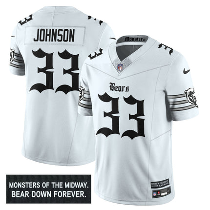 Men's Chicago Bears 'Gothic Monsters Edition' Vapor Limited Jersey - All Stitched CHIBEA_KDZ - KINDOZY