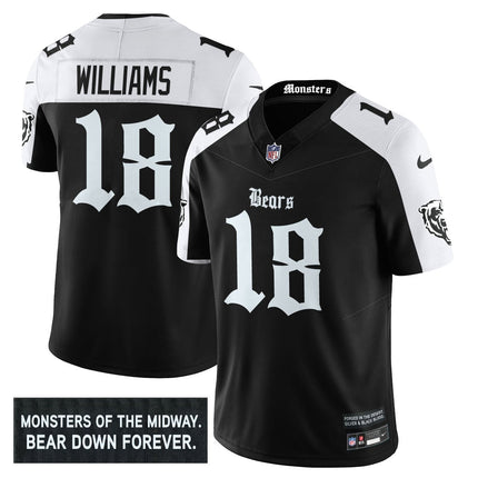 Men's Chicago Bears 'Gothic Monsters Edition' Vapor Limited Jersey - All Stitched CHIBEA_KDZ - KINDOZY