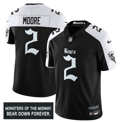 Men's Chicago Bears 'Gothic Monsters Edition' Vapor Limited Jersey - All Stitched CHIBEA_KDZ - KINDOZY