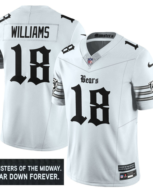 Men's Chicago Bears 'Gothic Monsters Edition' Vapor Limited Jersey - All Stitched CHIBEA_KDZ - KINDOZY