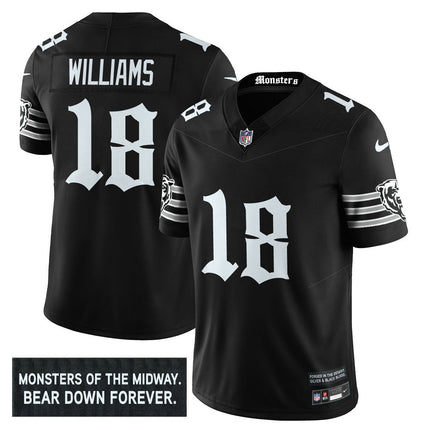 Men's Chicago Bears 'Gothic Monsters Edition' Vapor Limited Jersey - All Stitched CHIBEA_KDZ - KINDOZY
