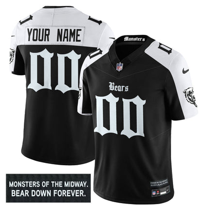 Men's Chicago Bears 'Gothic Monsters Edition' Vapor Limited Jersey - All Stitched CHIBEA_KDZ - KINDOZY