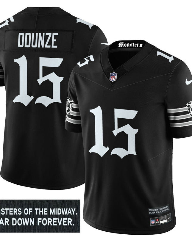 Men's Chicago Bears 'Gothic Monsters Edition' Vapor Limited Jersey - All Stitched CHIBEA_KDZ - KINDOZY