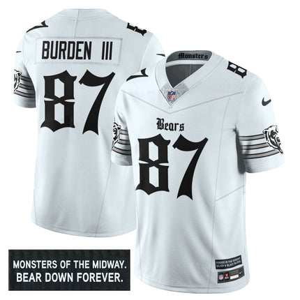 Men's Chicago Bears 'Gothic Monsters Edition' Vapor Limited Jersey - All Stitched CHIBEA_KDZ - KINDOZY