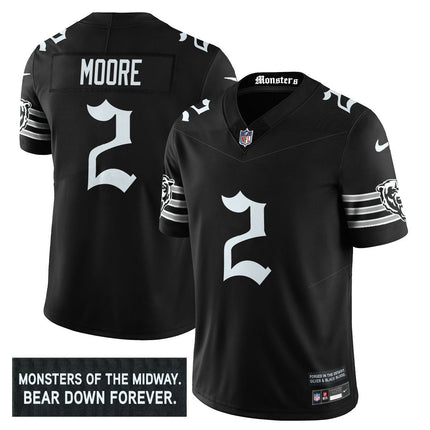 Men's Chicago Bears 'Gothic Monsters Edition' Vapor Limited Jersey - All Stitched CHIBEA_KDZ - KINDOZY