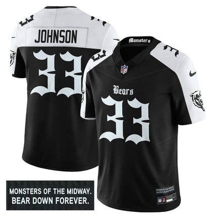Men's Chicago Bears 'Gothic Monsters Edition' Vapor Limited Jersey - All Stitched CHIBEA_KDZ - KINDOZY