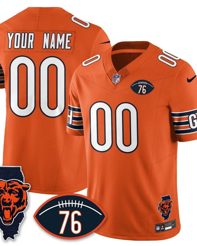 Men's Chicago Bears Honor Steve McMichael Jersey - All Stitched CHIBEA_KDZ - KINDOZY