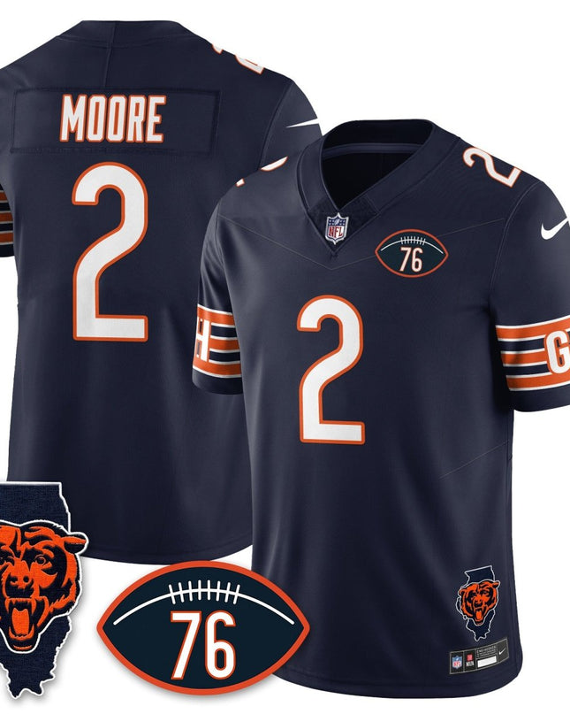 Men's Chicago Bears Honor Steve McMichael Jersey - All Stitched CHIBEA_KDZ - KINDOZY