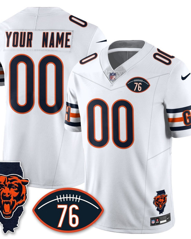 Men's Chicago Bears Honor Steve McMichael Jersey - All Stitched CHIBEA_KDZ - KINDOZY