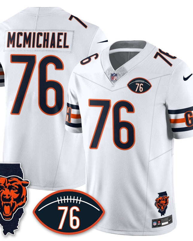 Men's Chicago Bears Honor Steve McMichael Jersey - All Stitched CHIBEA_KDZ - KINDOZY