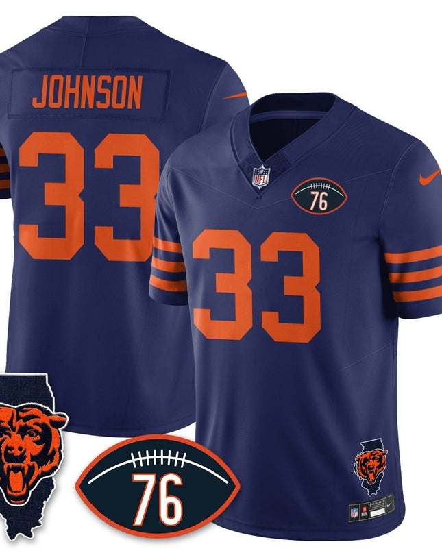 Men's Chicago Bears Honor Steve McMichael Jersey - All Stitched CHIBEA_KDZ - KINDOZY