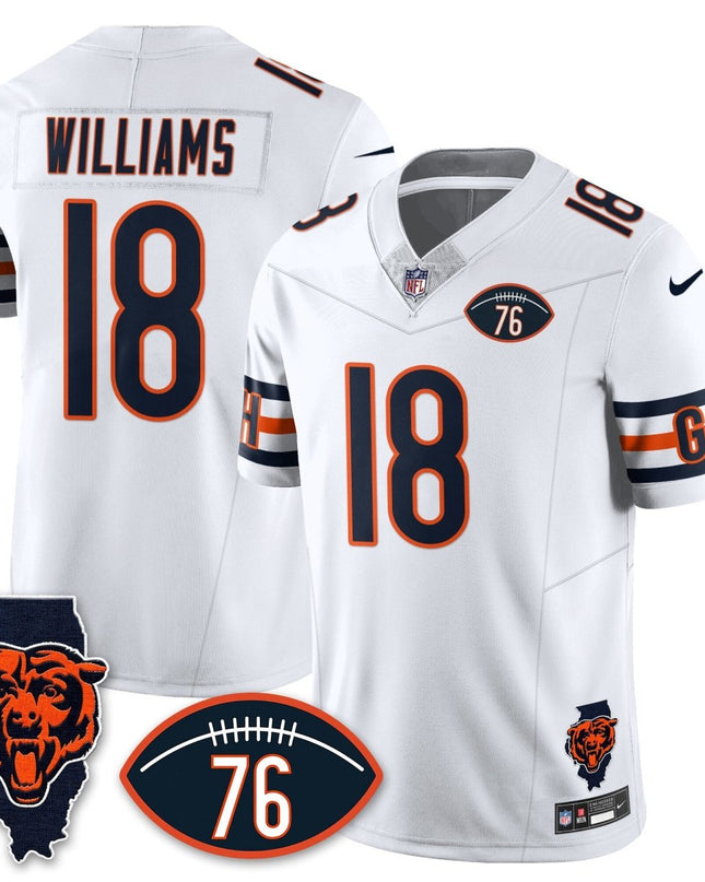 Men's Chicago Bears Honor Steve McMichael Jersey - All Stitched CHIBEA_KDZ - KINDOZY