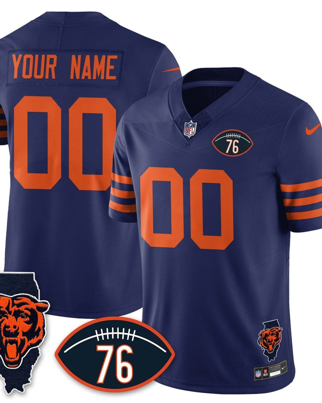 Men's Chicago Bears Honor Steve McMichael Jersey - All Stitched CHIBEA_KDZ - KINDOZY