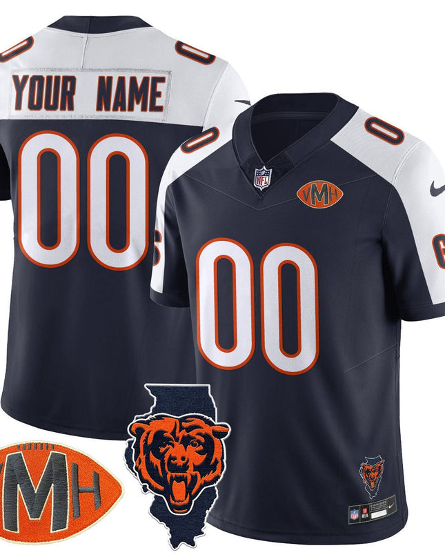 Men's Chicago Bears Honor Virginia Halas McCaskey Jersey - All Stitched CHIBEA_KDZ - KINDOZY
