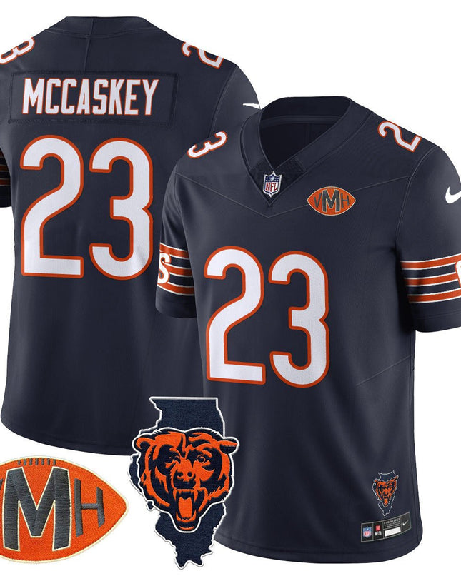 Men's Chicago Bears Honor Virginia Halas McCaskey Jersey - All Stitched CHIBEA_KDZ - KINDOZY