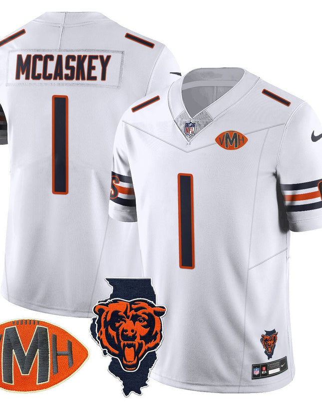 Men's Chicago Bears Honor Virginia Halas McCaskey Jersey - All Stitched CHIBEA_KDZ - KINDOZY