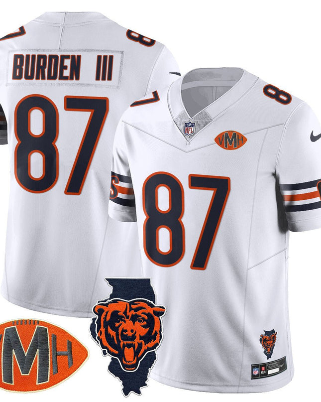 Men's Chicago Bears Honor Virginia Halas McCaskey Jersey - All Stitched CHIBEA_KDZ - KINDOZY