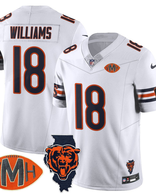 Men's Chicago Bears Honor Virginia Halas McCaskey Jersey - All Stitched CHIBEA_KDZ - KINDOZY