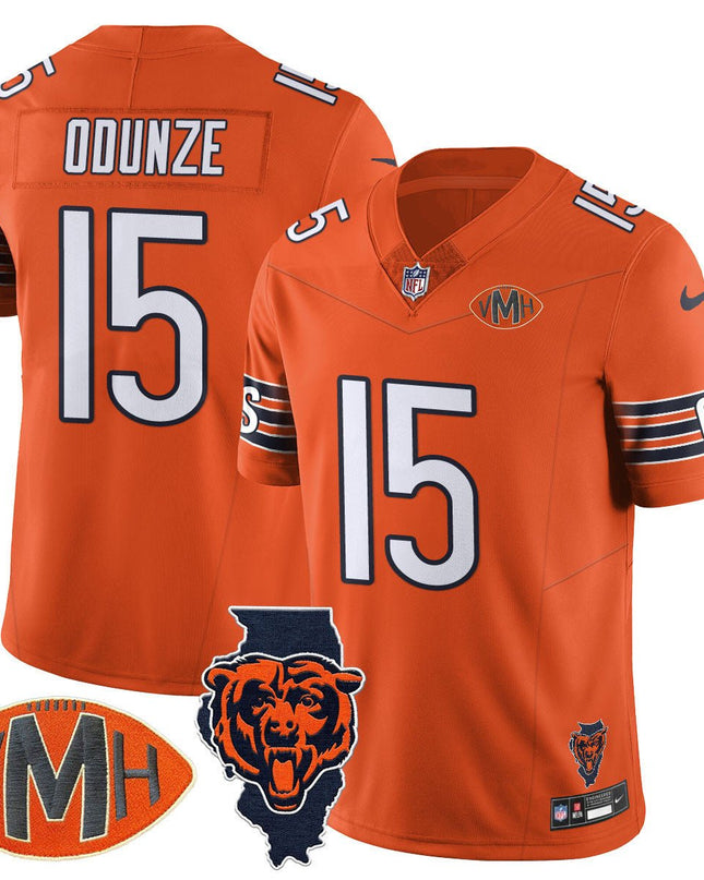 Men's Chicago Bears Honor Virginia Halas McCaskey Jersey - All Stitched CHIBEA_KDZ - KINDOZY