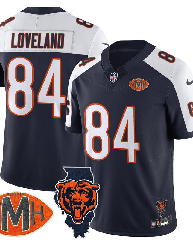 Men's Chicago Bears Honor Virginia Halas McCaskey Jersey - All Stitched CHIBEA_KDZ - KINDOZY