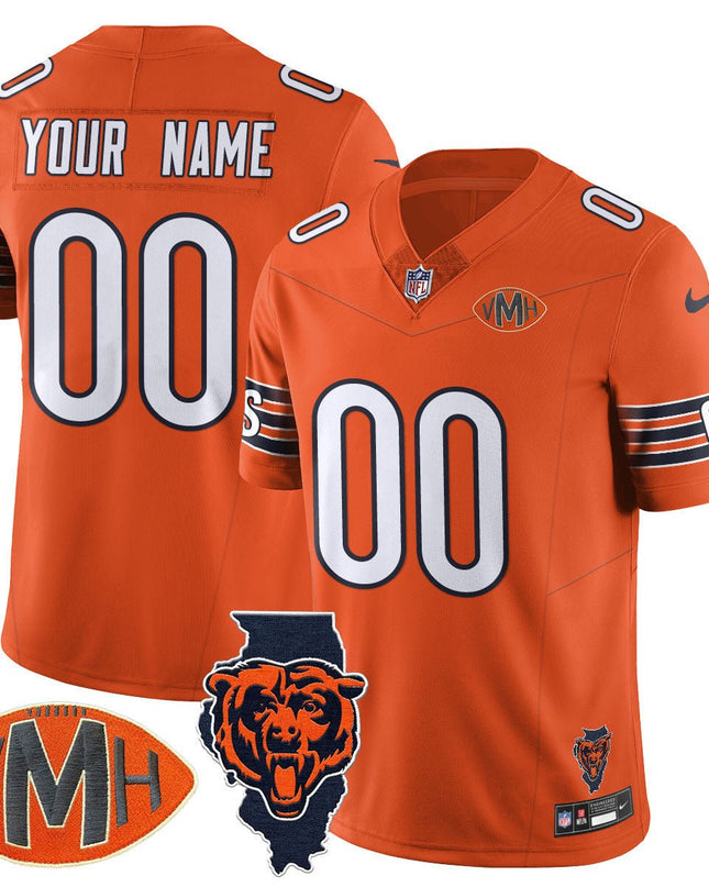 Men's Chicago Bears Honor Virginia Halas McCaskey Jersey - All Stitched CHIBEA_KDZ - KINDOZY