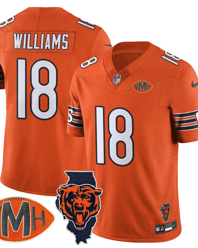 Men's Chicago Bears Honor Virginia Halas McCaskey Jersey - All Stitched CHIBEA_KDZ - KINDOZY